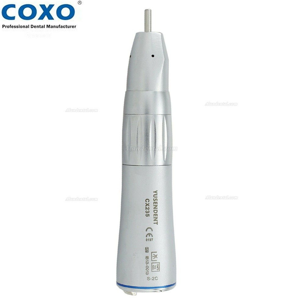 YUSENDENT CX235-1C Fiber Optic LED Low Speed Contra Angle Air Motor Handpiece Kit